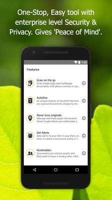 Screenshot of the application allDox - documents organized - #9
