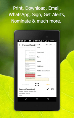 Screenshot of the application allDox - documents organized - #11