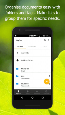 Screenshot of the application allDox - documents organized - #15