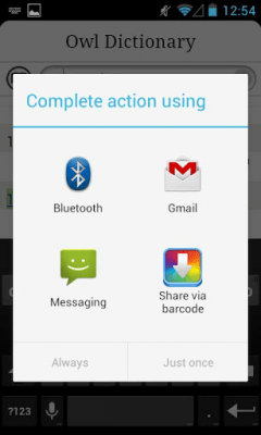 Screenshot of the application Multiple Dictionary - OwlDic - #2