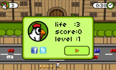 Screenshot of the application Cross Chicken - Tappy Chicken - #2