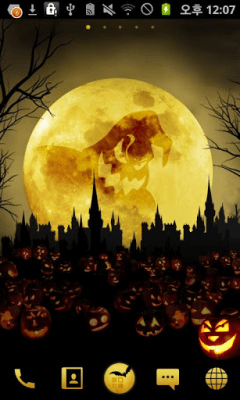 Screenshot of the application Halloween Moon Night GO Locker - #3
