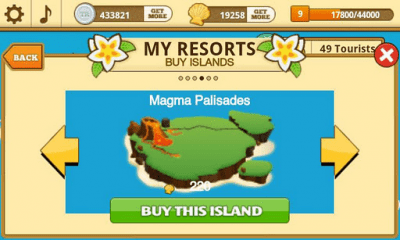 Screenshot of the application Tap Resort Party - #2