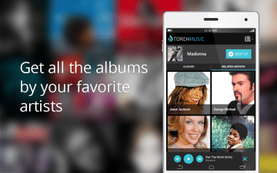 Screenshot of the application Torch Music - #10
