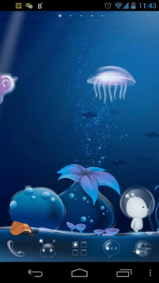 Screenshot of the application Acid Planet - GO Super Theme - #2