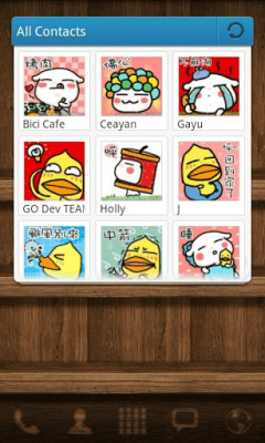 Screenshot of the application Wood Theme GO Launcher EX - #3
