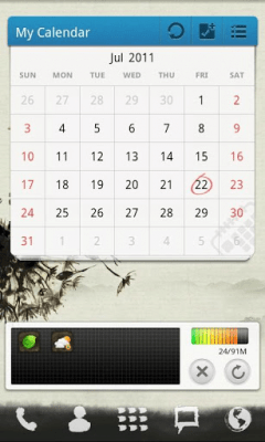Screenshot of the application Ink Theme GO Launcher EX - #5