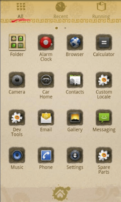 Screenshot of the application Ink Theme GO Launcher EX - #7