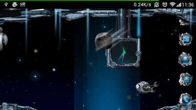 Screenshot of the application Cyber Planet Super Theme GO - #7