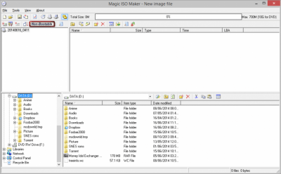 Screenshot of the application MagicISO - #2