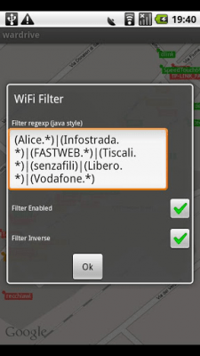 Screenshot of the application Old Wardrive - #2