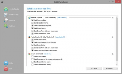 Screenshot of the application O&O SafeErase Professional Edition - #2