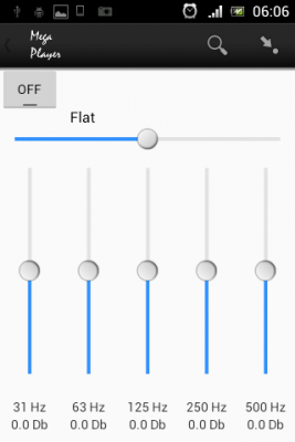 Screenshot of the application Mega Player - #2