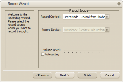 Screenshot of the application FairStars MP3 Recorder - #5