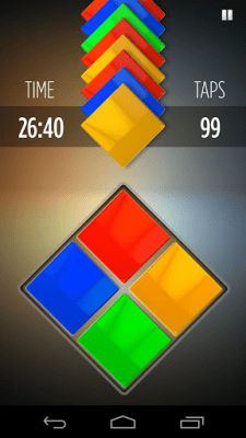 Screenshot of the application 100Taps - #2
