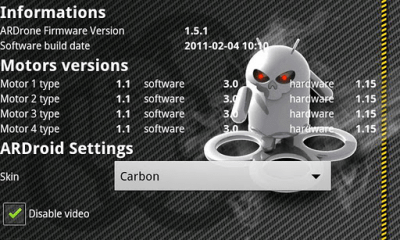 Screenshot of the application ARDroid - #5