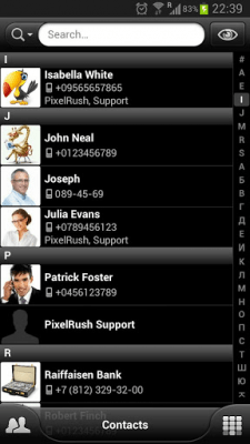 Screenshot of the application PP Theme – Black Green - #3