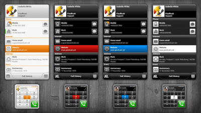 Screenshot of the application PP Theme – Black Green - #5