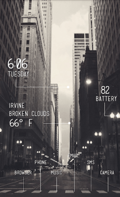Screenshot of the application MYCOLORSCREEN New York City Theme - #2