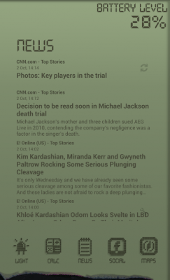 Screenshot of the application MYCOLORSCREEN LCD Retro Theme - #3