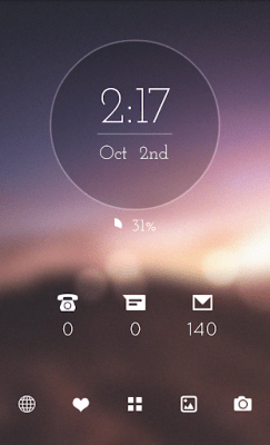 Screenshot of the application MYCOLORSCREEN Minimal White Theme - #2
