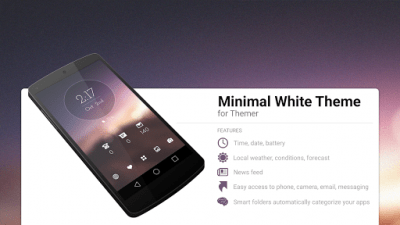 Screenshot of the application MYCOLORSCREEN Minimal White Theme - #4