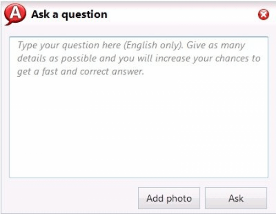 Screenshot of the application AnswerDome - #2