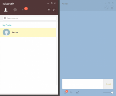Screenshot of the application KakaoTalk PC - #4