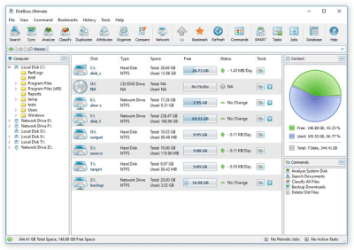 Screenshot of the application DiskBoss - #3