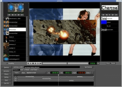 Screenshot of the application Jahshaka - #2