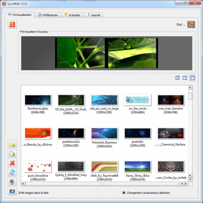 Screenshot of the application SyncWall - #3