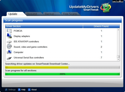 Screenshot of the application DriverUpdaterPro - #4
