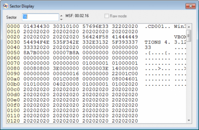 Screenshot of the application CD/DVD Diagnostic - #2