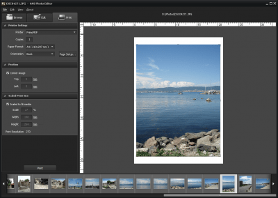 Screenshot of the application AVS Photo Editor - #3