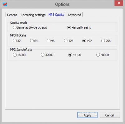 Screenshot of the application HD Call Recorder for Skype - #2