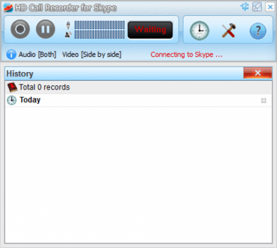 Screenshot of the application HD Call Recorder for Skype - #5