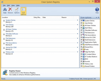 Screenshot of the application Ace Utilities - #3