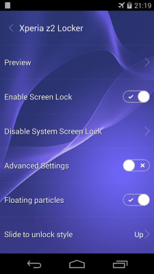 Screenshot of the application XZ live locker - #7