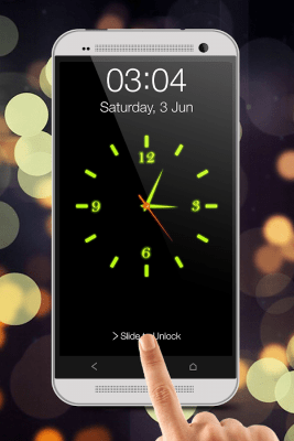 Screenshot of the application Glowing Clock Locker - #6