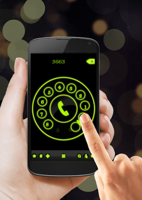 Screenshot of the application Neon Old Phone Dialer - #6