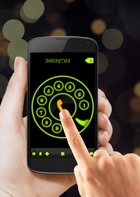 Screenshot of the application Neon Old Phone Dialer - #14