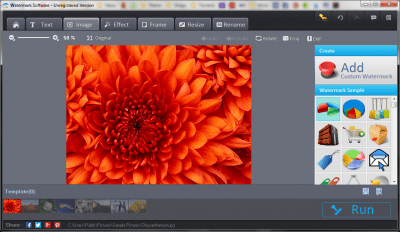 Screenshot of the application WonderFox Photo Watermark - #3