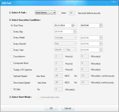Screenshot of the application Magic Timed Shutdown - #2