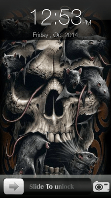 Screenshot of the application Skull Screen Lock - #4