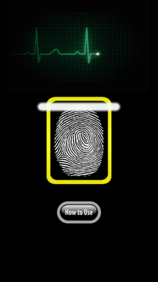 Screenshot of the application Finger Blood Pressure Prank - #15