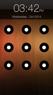 Screenshot of the application Pattern Screen Lock - #11