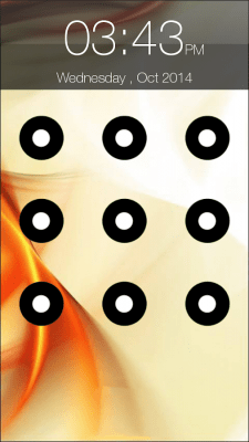 Screenshot of the application Pattern Screen Lock - #16