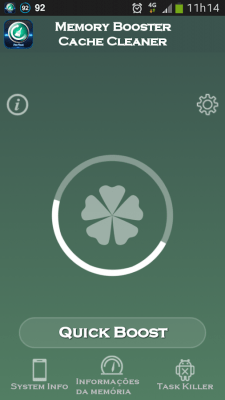 Screenshot of the application Memory Booster for Android - #3