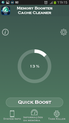 Screenshot of the application Memory Booster for Android - #4