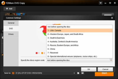Screenshot of the application TDMore DVD Copy - #3